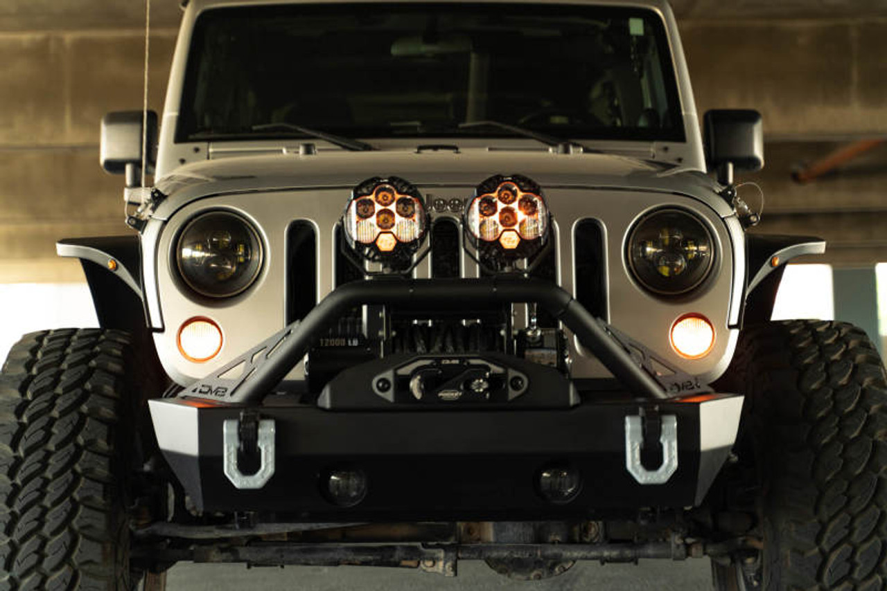 DV8 Offroad 07-18 Jeep Wrangler JK Slim Fender Flares - FDJK-07
