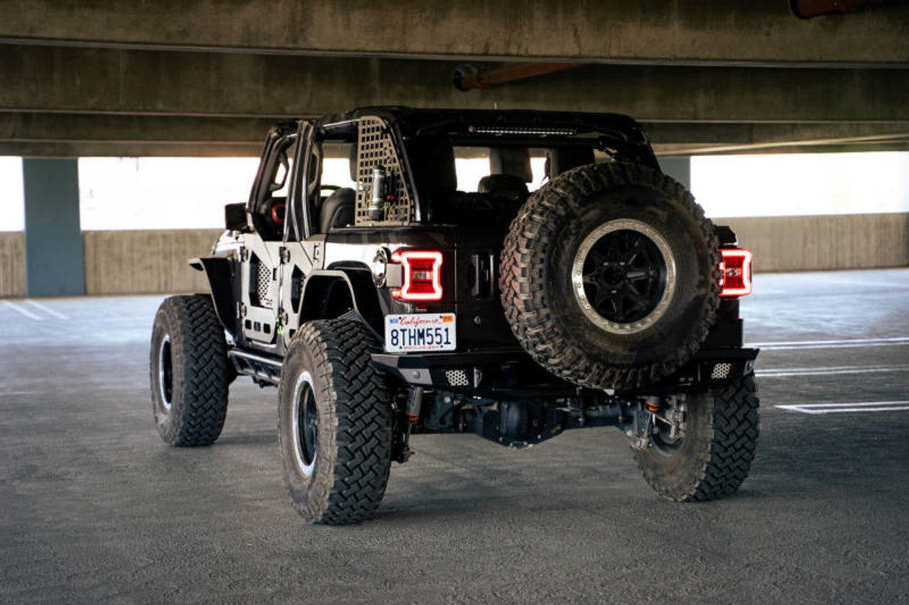 DV8 Offroad 18-23 Jeep Wrangler JL Slim Fender Flares - FDJL-07