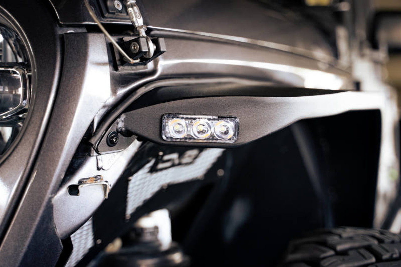 DV8 Offroad 18-23 Jeep Wrangler JL Slim Fender Flares - FDJL-07