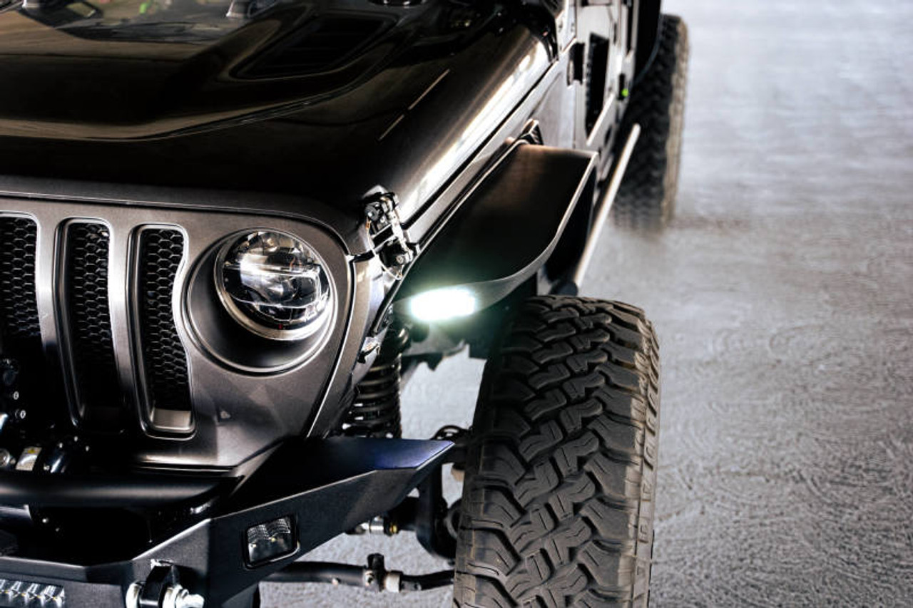 DV8 Offroad 18-23 Jeep Wrangler JL Slim Fender Flares - FDJL-07