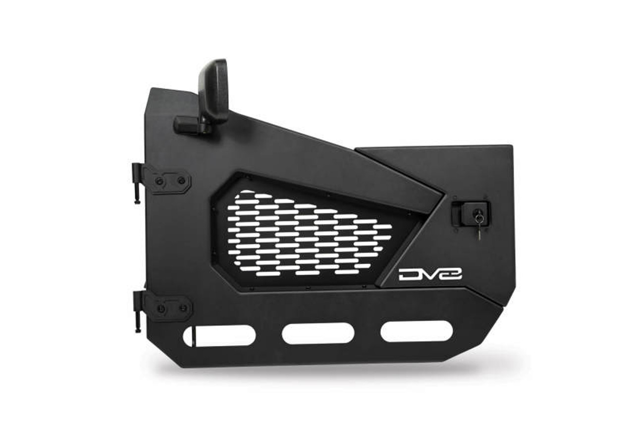 DV8 Offroad 18-22 Jeep Wrangler JL/JT Spec Series Half Doors - Front Set - HDJL-02F