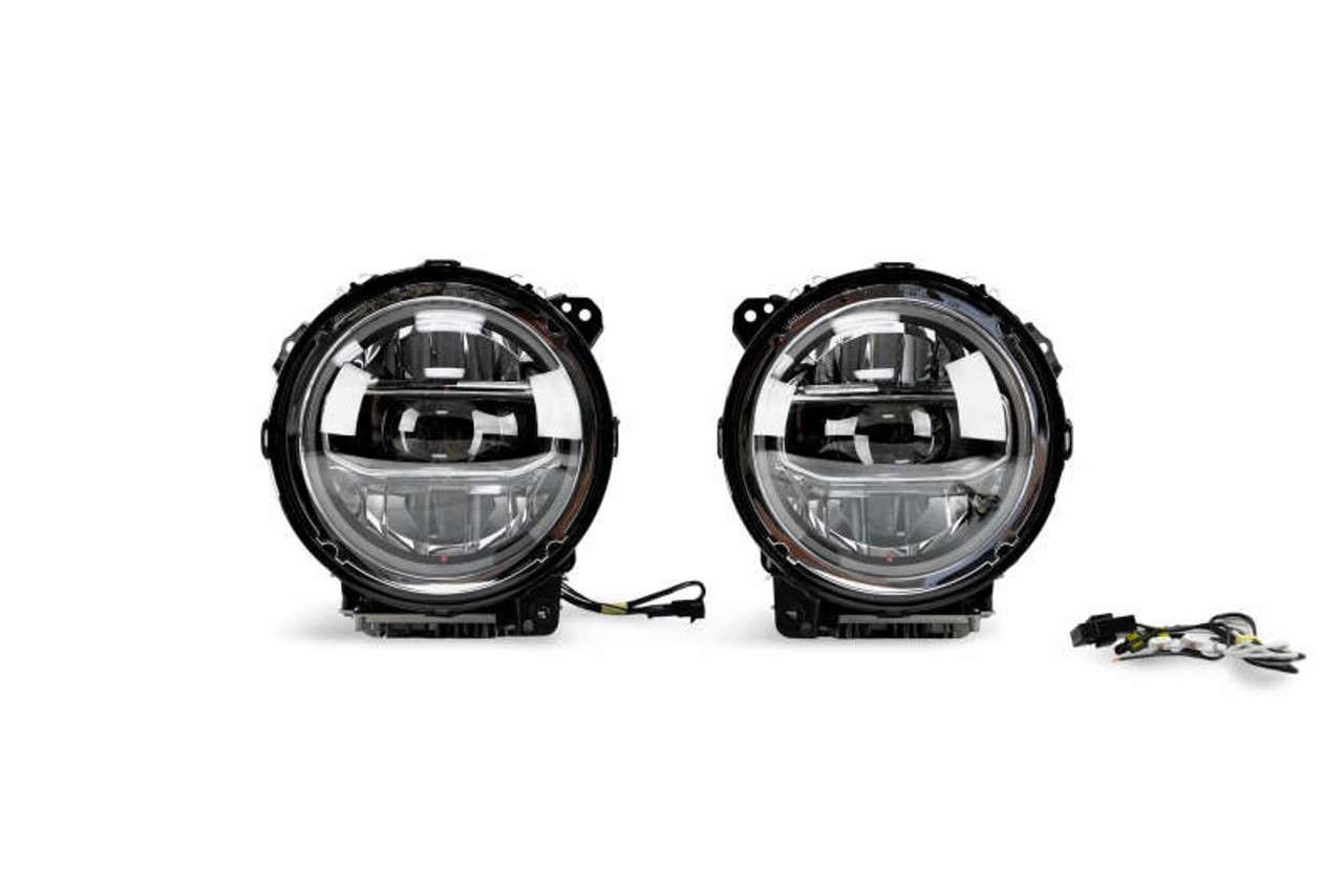 DV8 Offroad 2018+ Jeep Wrangler JL/Gladiator LED Projector Headlights - HLCJL-01
