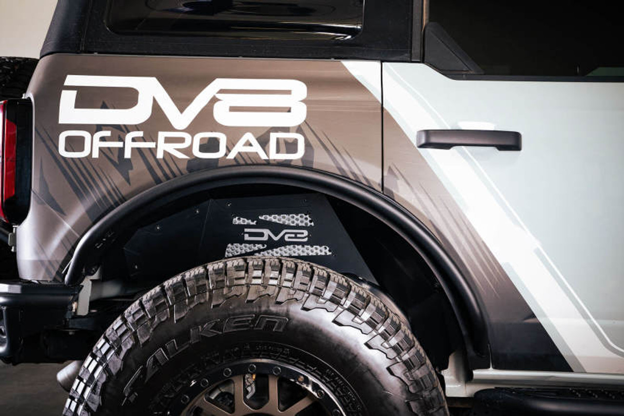 DV8 Offroad 21-22 Ford Bronco Rear Inner Fender Liners - INFEND-05RB