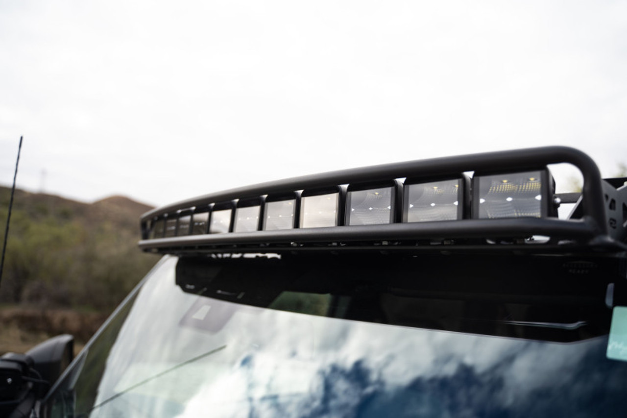 DV8 21+ Ford Bronco Curved Light Bracket for 12 3in. Pod Lights - LBBR-03