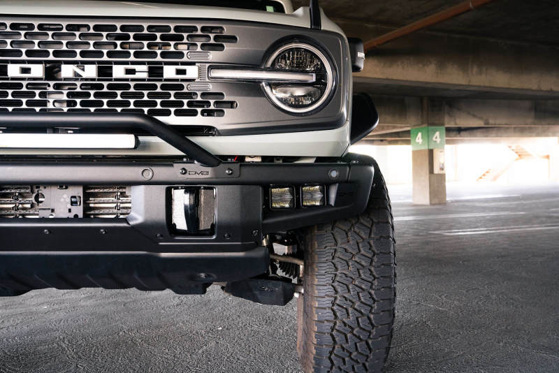 DV8 Offroad 21-22 Ford Bronco Factory Bumper Pocket Light Mount (Pair) 3in LED Pod Lights - LBBR-05