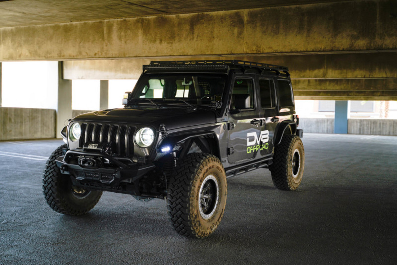 DV8 Offroad 2018+ Jeep Wrangler JL Light Bar Mount - LBJL-10