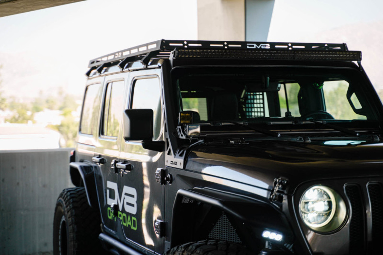 DV8 Offroad 2018+ Jeep Wrangler JL Light Bar Mount - LBJL-10