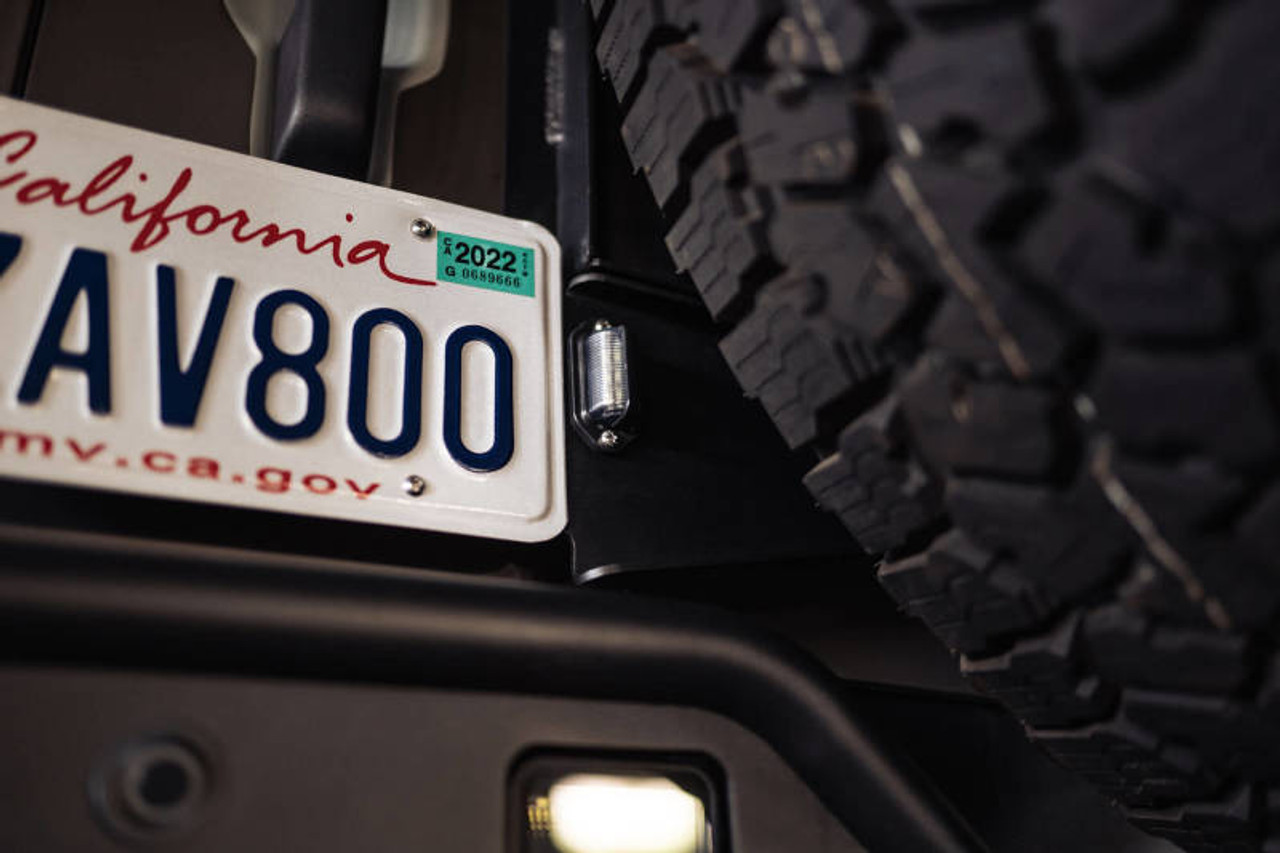 DV8 Offroad 21-23 Ford Bronco Rear License Plate Relocation Bracket - LPBR-03