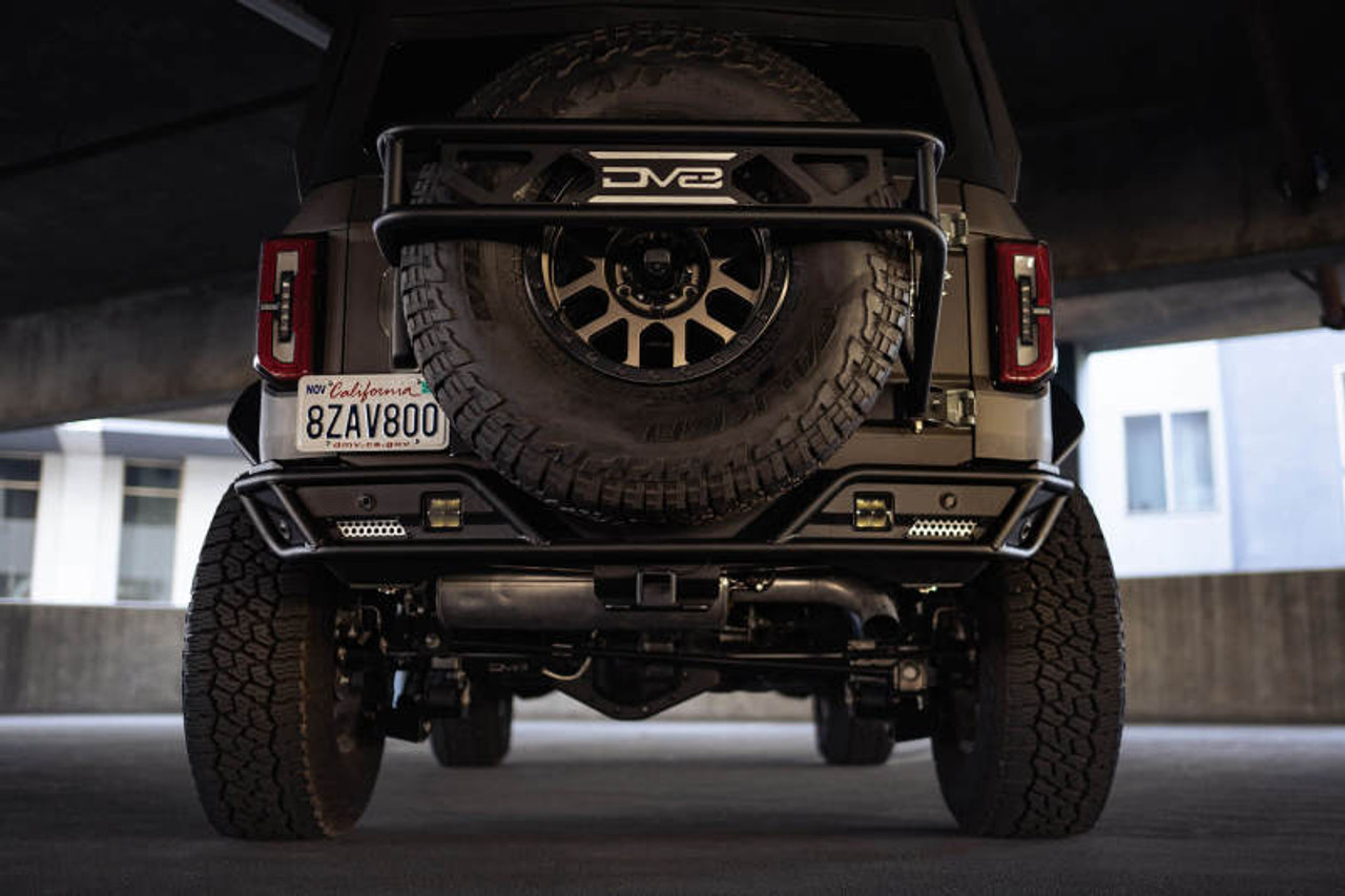 DV8 Offroad 21-23 Ford Bronco Rear License Plate Relocation Bracket - LPBR-03