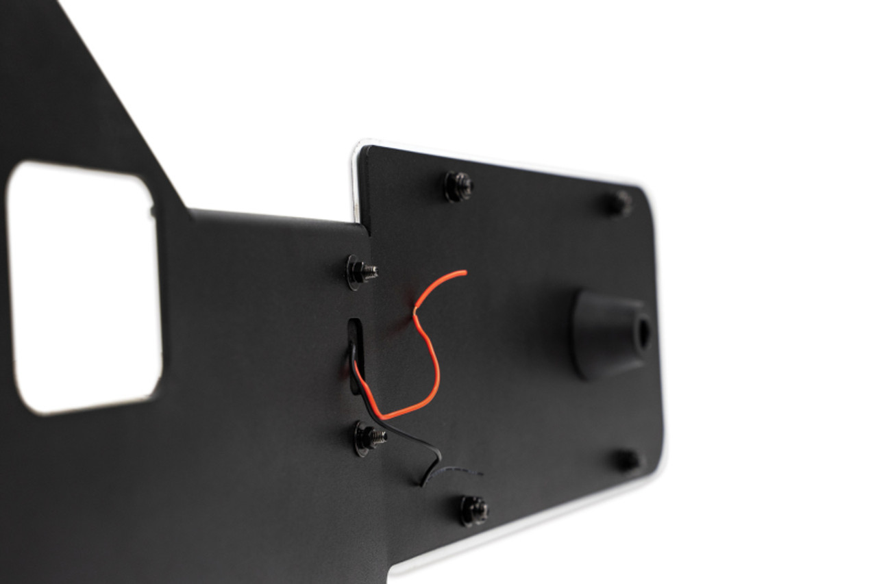 DV8 Offroad 21-23 Ford Bronco Rear License Plate Relocation Bracket - LPBR-03