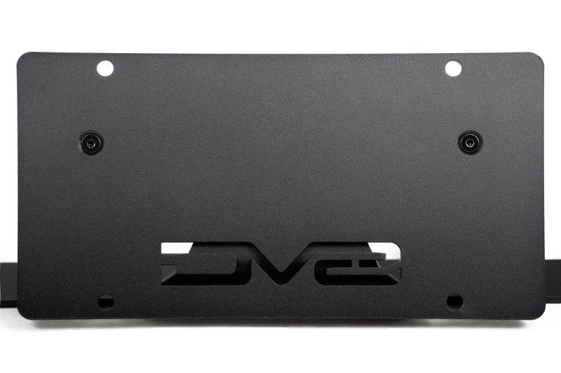 DV8 Offroad 2021 Ford Bronco Capable Bumper Slanted Front License Plate Mount - LPBR-05