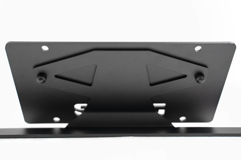 DV8 Offroad 2021 Ford Bronco Capable Bumper Slanted Front License Plate Mount - LPBR-05