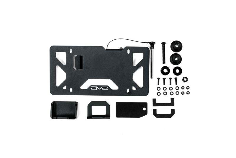 DV8 Offroad Universal Quick Release D-Ring License Plate Mount - LPUN-01 Photo - out of package