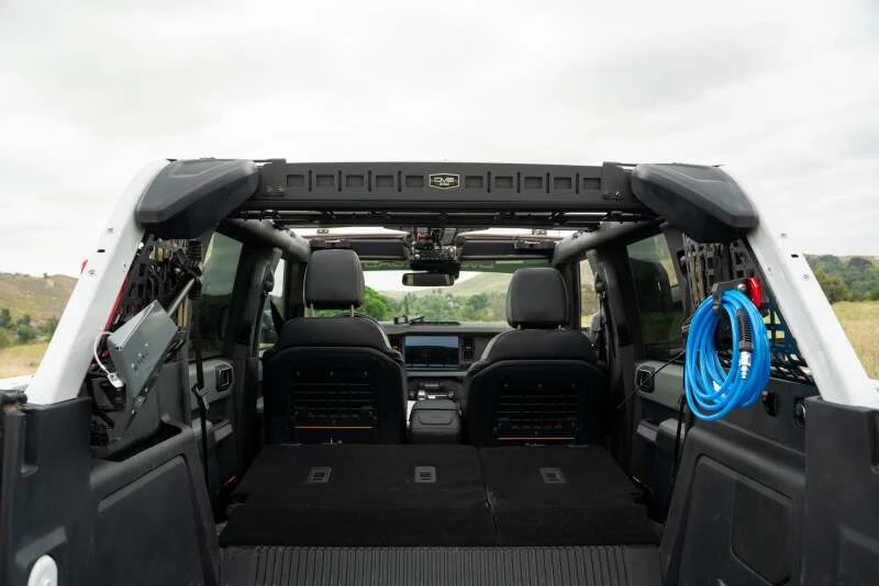 DV8 21+ Ford Bronco Pocketed Rear Window Molle Panels (Soft Top/2-Door Models) - MPBR-08 Photo - out of package