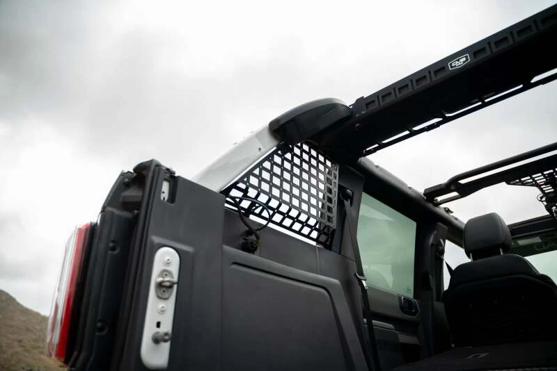 DV8 21+ Ford Bronco Pocketed Rear Window Molle Panels (Soft Top/2-Door Models) - MPBR-08 Photo - out of package