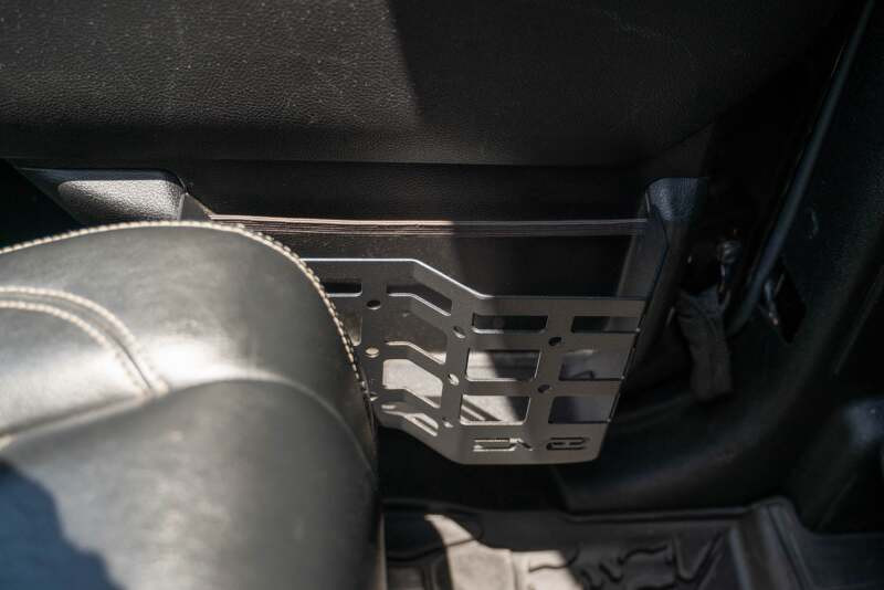 DV8 Offroad 11-18 Jeep Wrangler JK 4 Door Only Rear Door Pocket Molle Panels - Black - MPJK-06 Photo - out of package