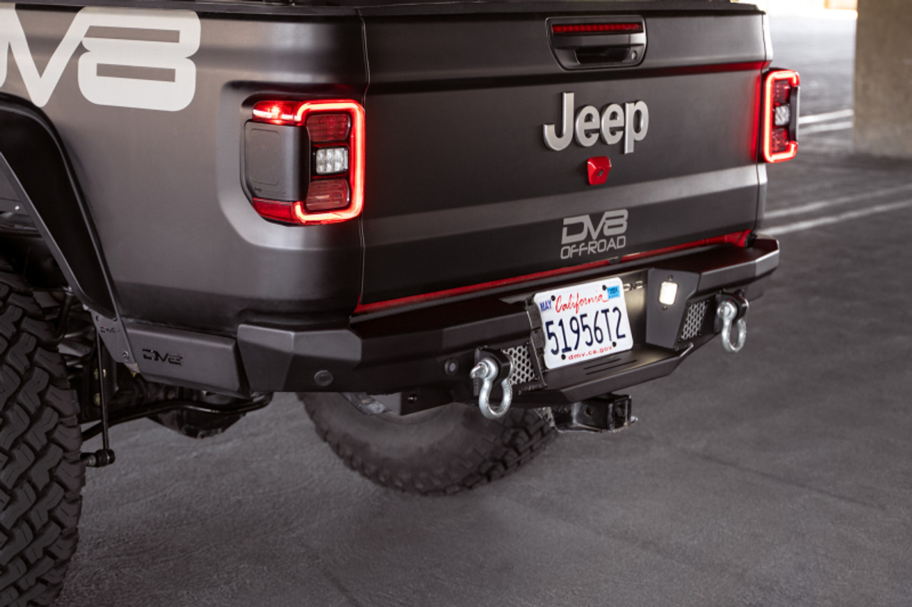 DV8 Offroad 20-23 Jeep Gladiator JT MTO Series Rear Bumper - RBGL-06