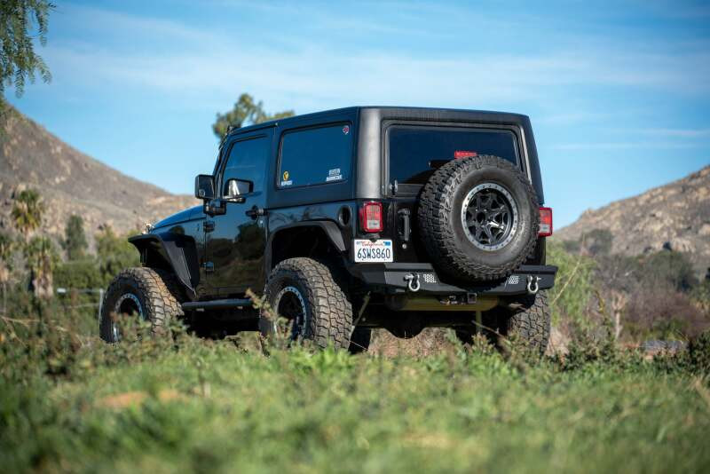 DV8 Offroad 07-18 Jeep Warngler JK Full-Width Rear Bumper - RBJK-13 Photo - out of package