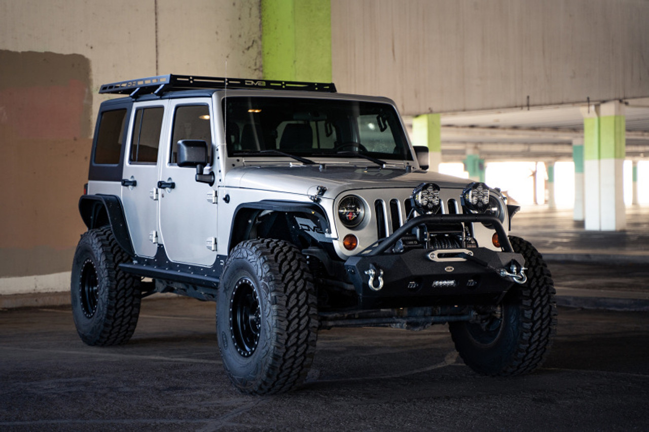 DV8 Offroad 07-18 Jeep Wrangler JK Short Roof Rack - RRJK-04