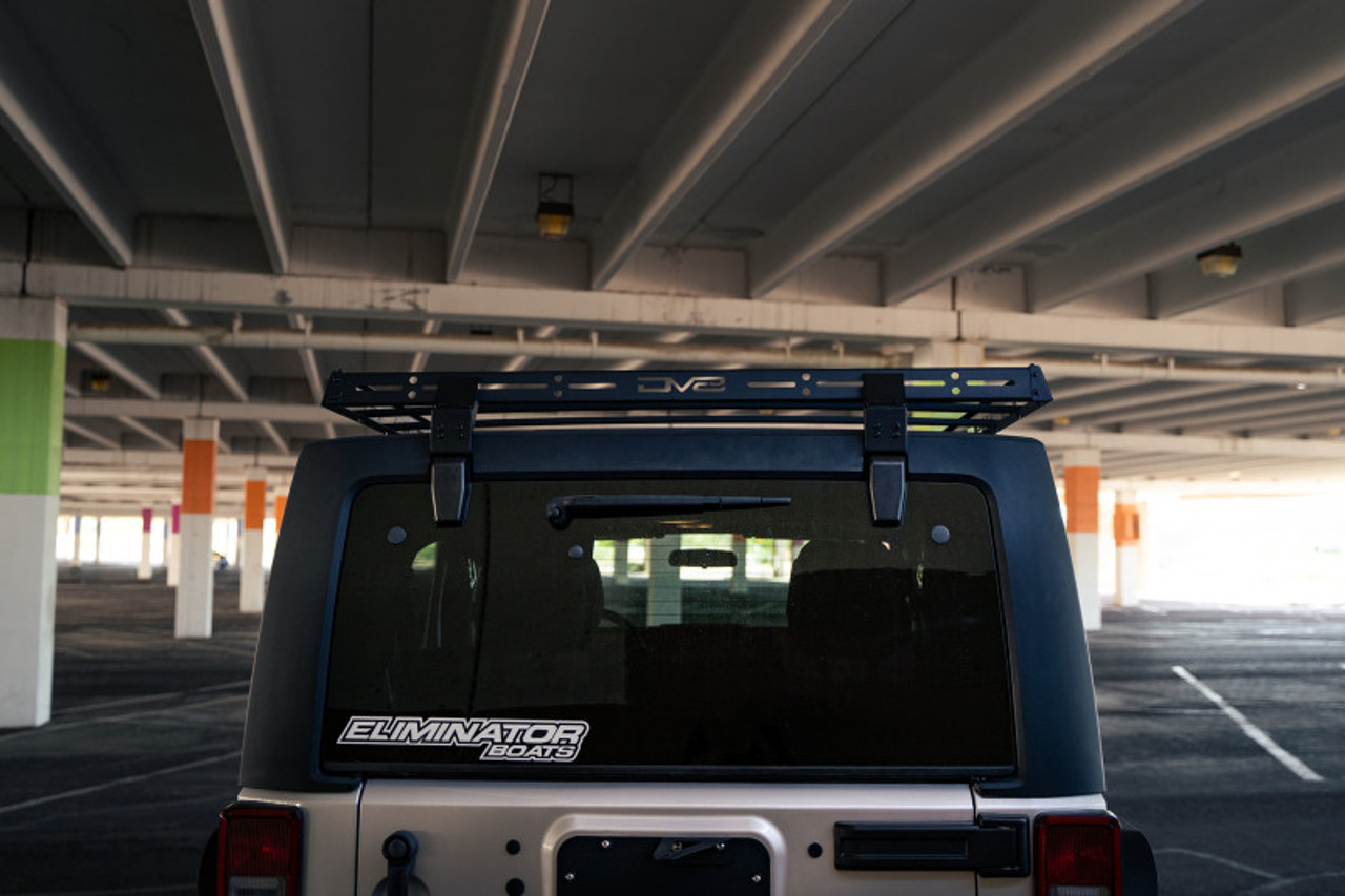 DV8 Offroad 07-18 Jeep Wrangler JK Short Roof Rack - RRJK-04