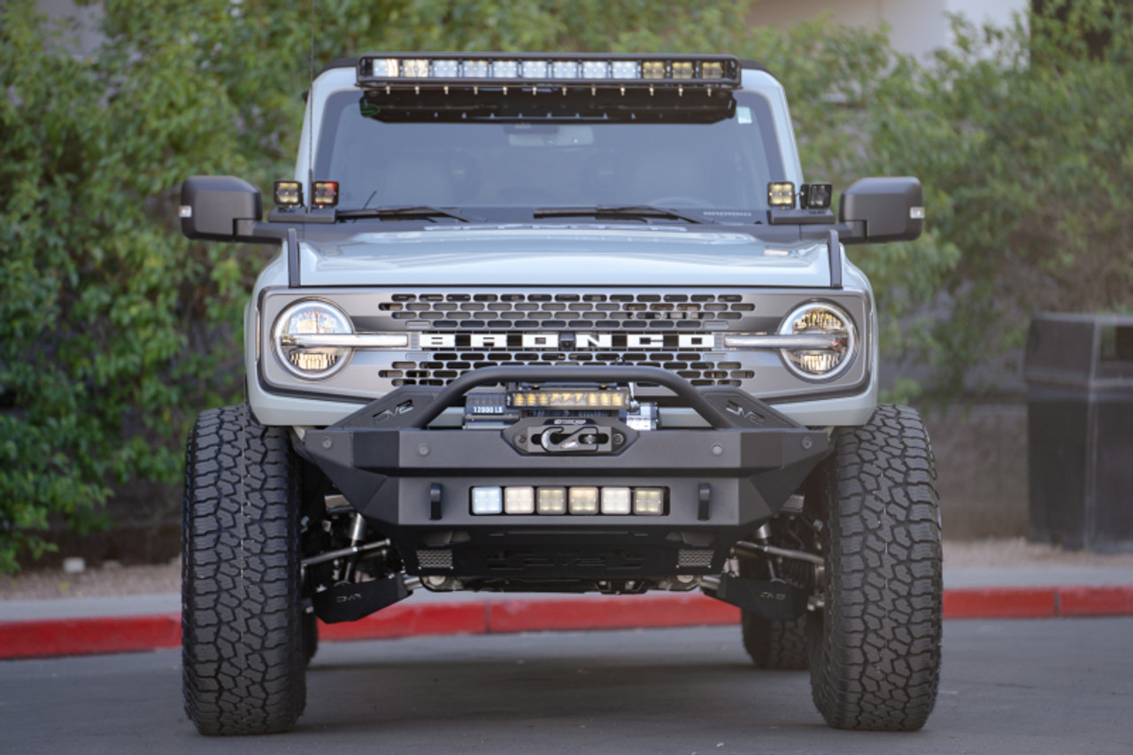 DV8 Offroad 21-22 Ford Bronco Front Lower Control Arm Skid Plate - SPBR-02