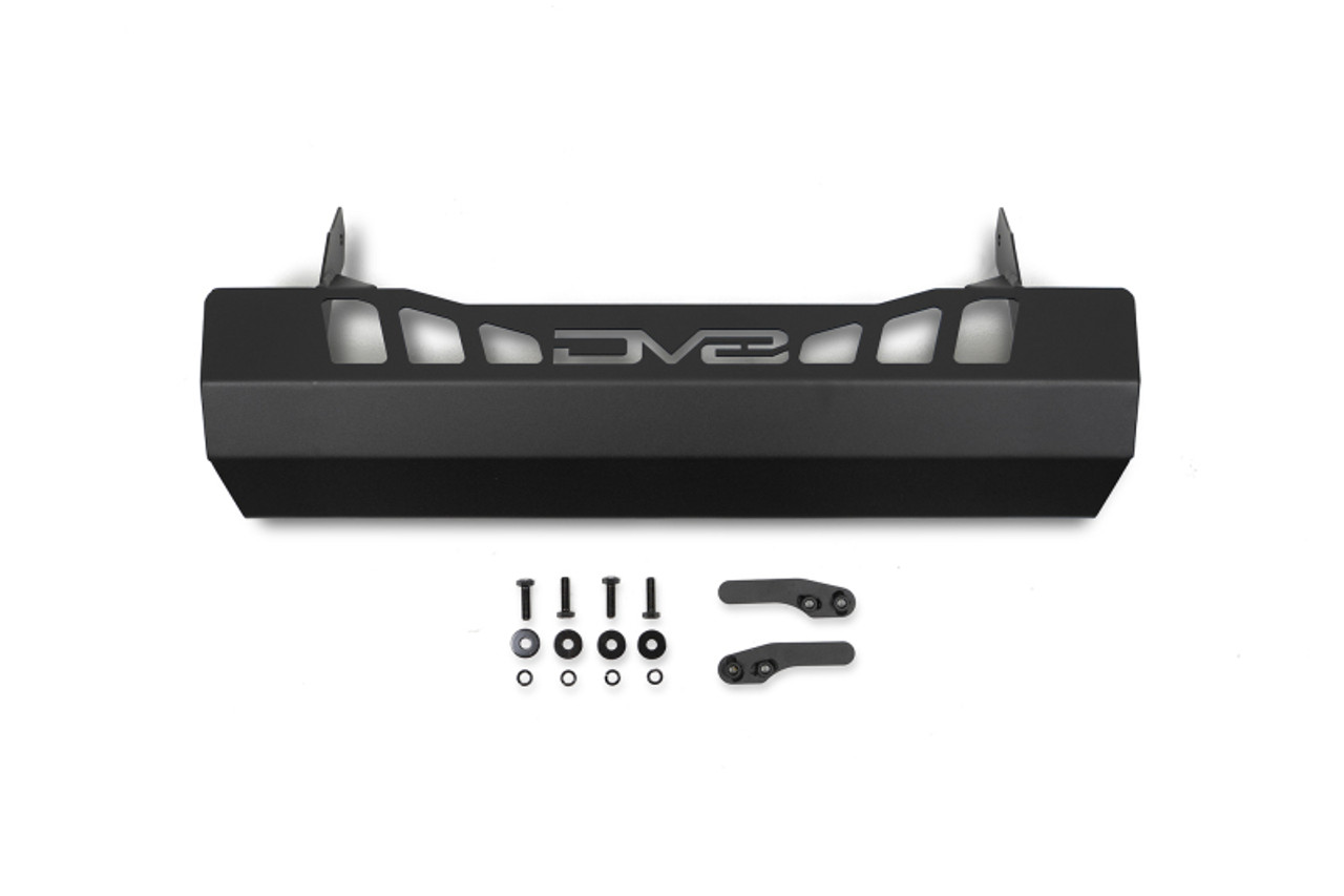 DV8 Offroad 18-23 Jeep Wrangler JL/JT Front Bumper Sway-Bar Disconnect Motor Skid Plate - SPJL-02