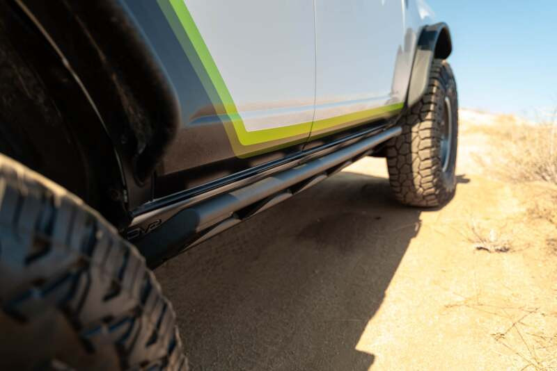 DV8 Offroad 2021+ Ford Bronco (excl. 2-Door/Raptor) FS-15 4-Door Rock Sliders V2 - SRBR-07 Photo - out of package