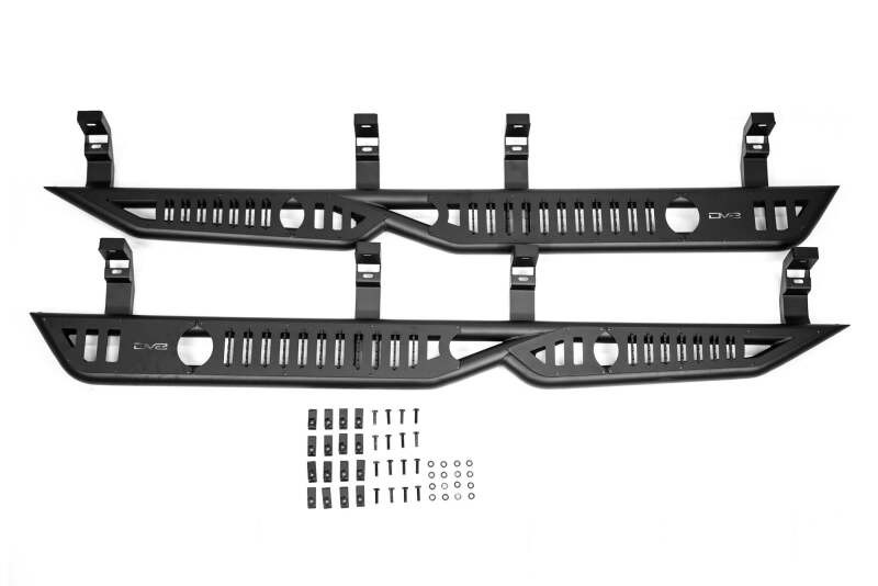 DV8 Offroad 23-24 Chevy Colorado OE Plus Side Steps - Black Steel - SRCS3-01 Photo - out of package