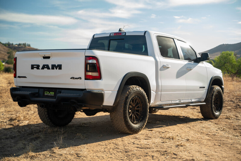DV8 Offroad 19-25 RAM 1500 Crew Cab OE Plus Side Steps - Black Steel - SRDR1-01 Photo - out of package