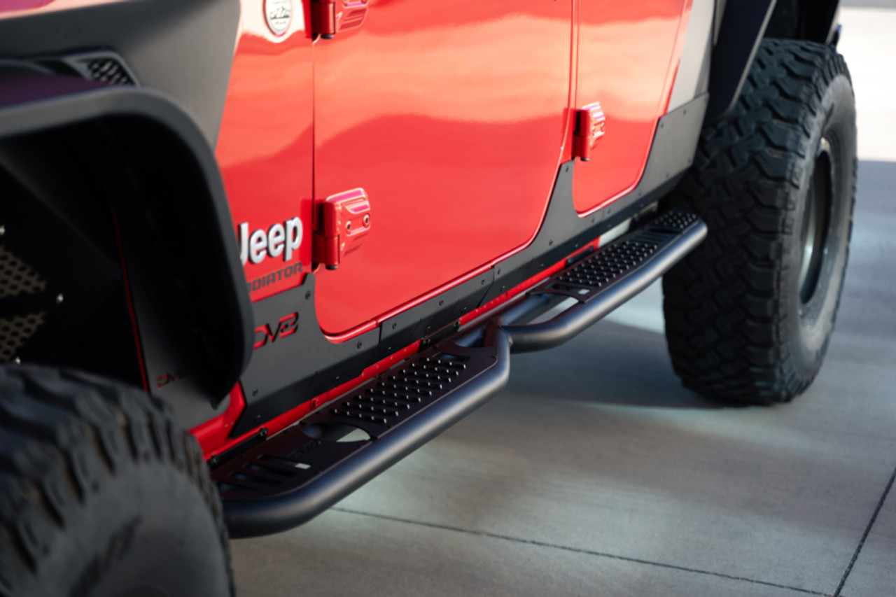 DV8 Offroad 20-23 Jeep Gladiator JT Rock Skins - SRGL-09