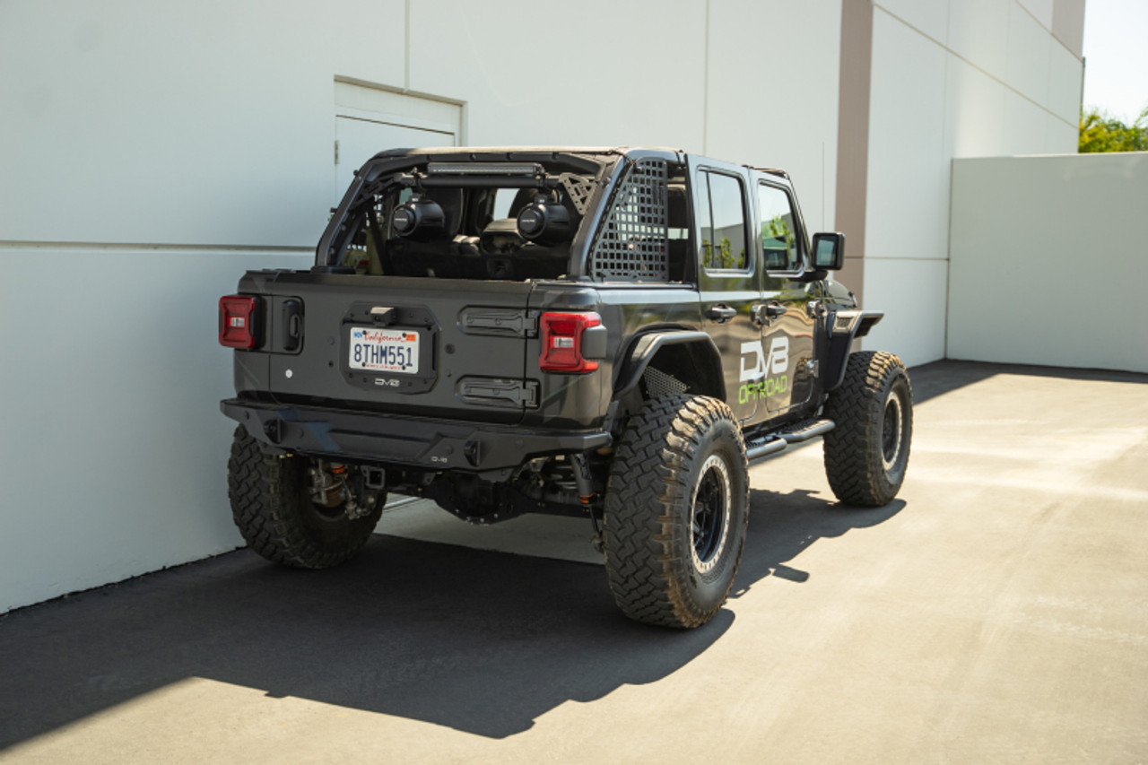 DV8 Offroad 18-23 Jeep Wrangler JL 4 Door Body/Pinch Weld Mounted Step - SRJL-08