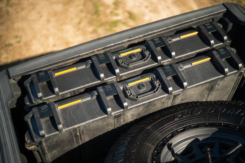 DV8 Offroad 2020+ Jeep Gladiator JT Adjustable In-Bed Tire Carrier - TCGL-03 Photo - out of package
