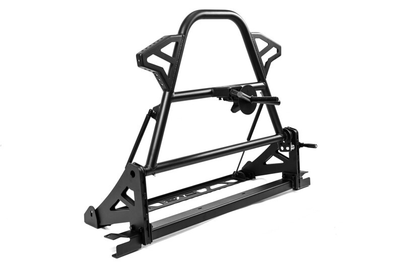 DV8 Offroad 2020+ Jeep Gladiator JT Adjustable In-Bed Tire Carrier - TCGL-03 Photo - out of package