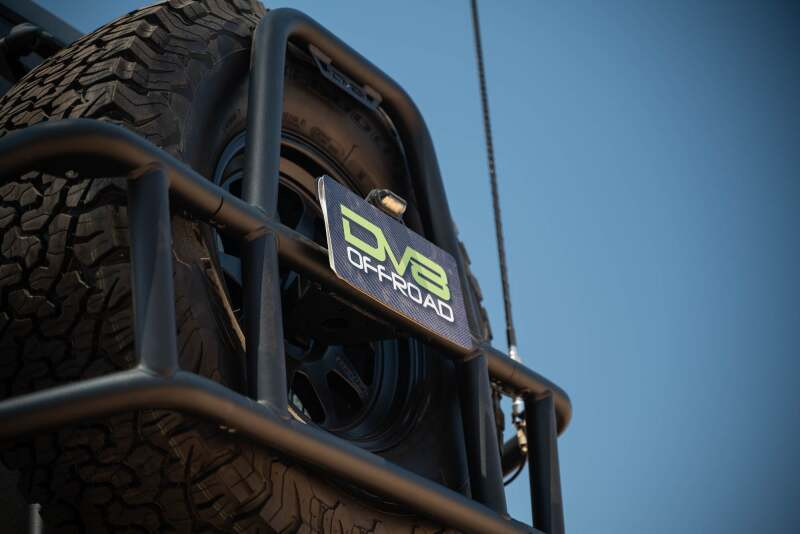 DV8 07-18 Jeep Wrangler JK Body Mounted Tire Carrier - TCJK-14 Photo - out of package