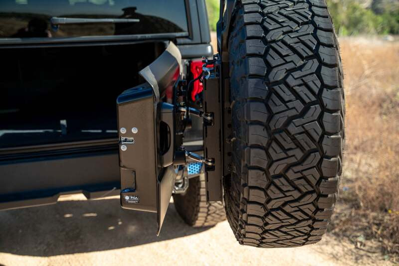 DV8 Offroad 18-23 Jeep Wrangler JL MTO Series Bumper Spare Tire Swing Gate - TCJL-13 Photo - out of package