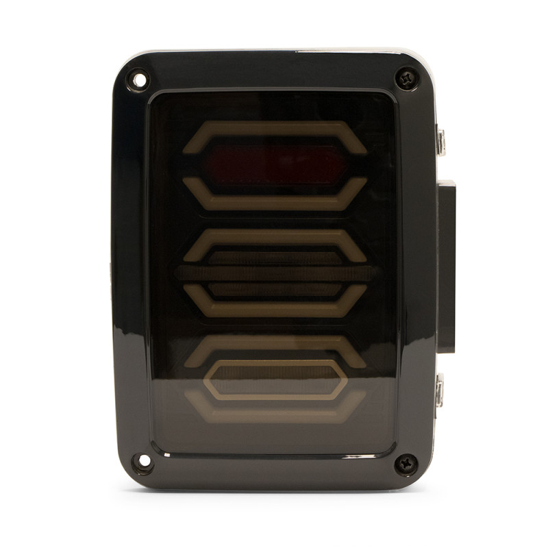 DV8 Offroad 07-18 Jeep Wrangler JK Octagon LED Tail Light - TLJK-02