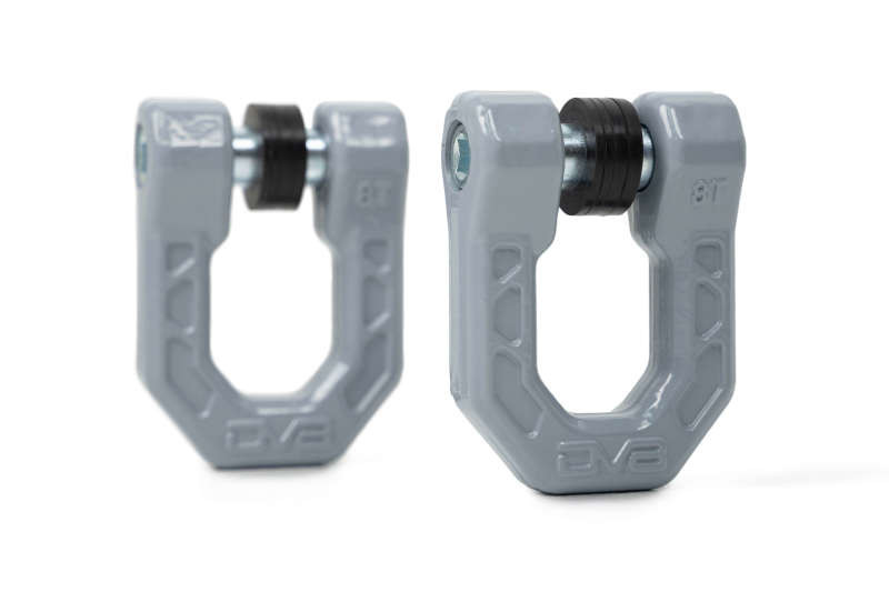 DV8 Offroad Elite Series D-Ring Shackles - Pair (Gray) - UNSK-01GR