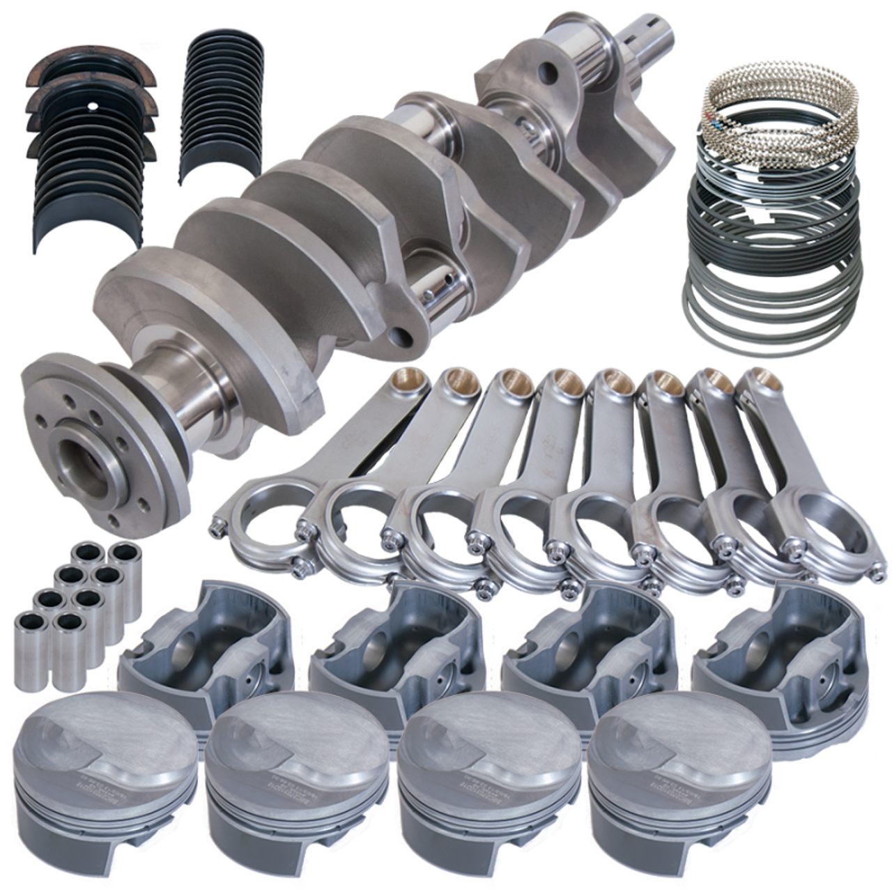 Eagle Chevy 454 4.250in Crank 6.385in H-Beam 18cc Dome 4.280in Pistons Rotating Assembly - 11012030