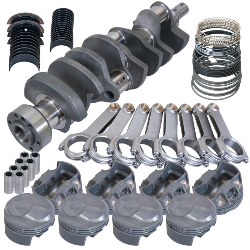 Eagle Chevy 454 4.250in Crank 6.385in H-Beam 43cc Dome 4.350in Pistons Rotating Assembly - 11114100