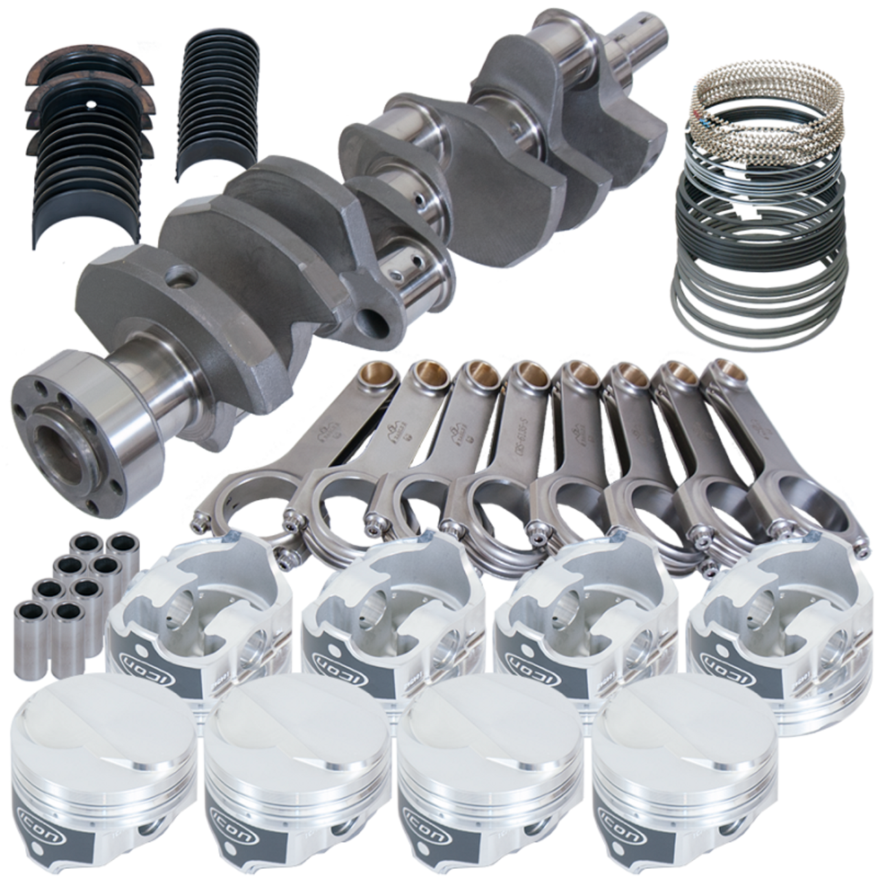 Eagle Chevy 454 4.000in Crank 6.135in H-Beam 18cc Closed Chamber 4.250in Pistons Rotating Assembly - 11322L000