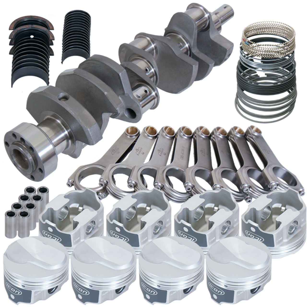 Eagle Chevy 454 4.000in Crank 6.135in H-Beam 18.3cc Dome 4.310in Pistons Rotating Assembly - 11420L060