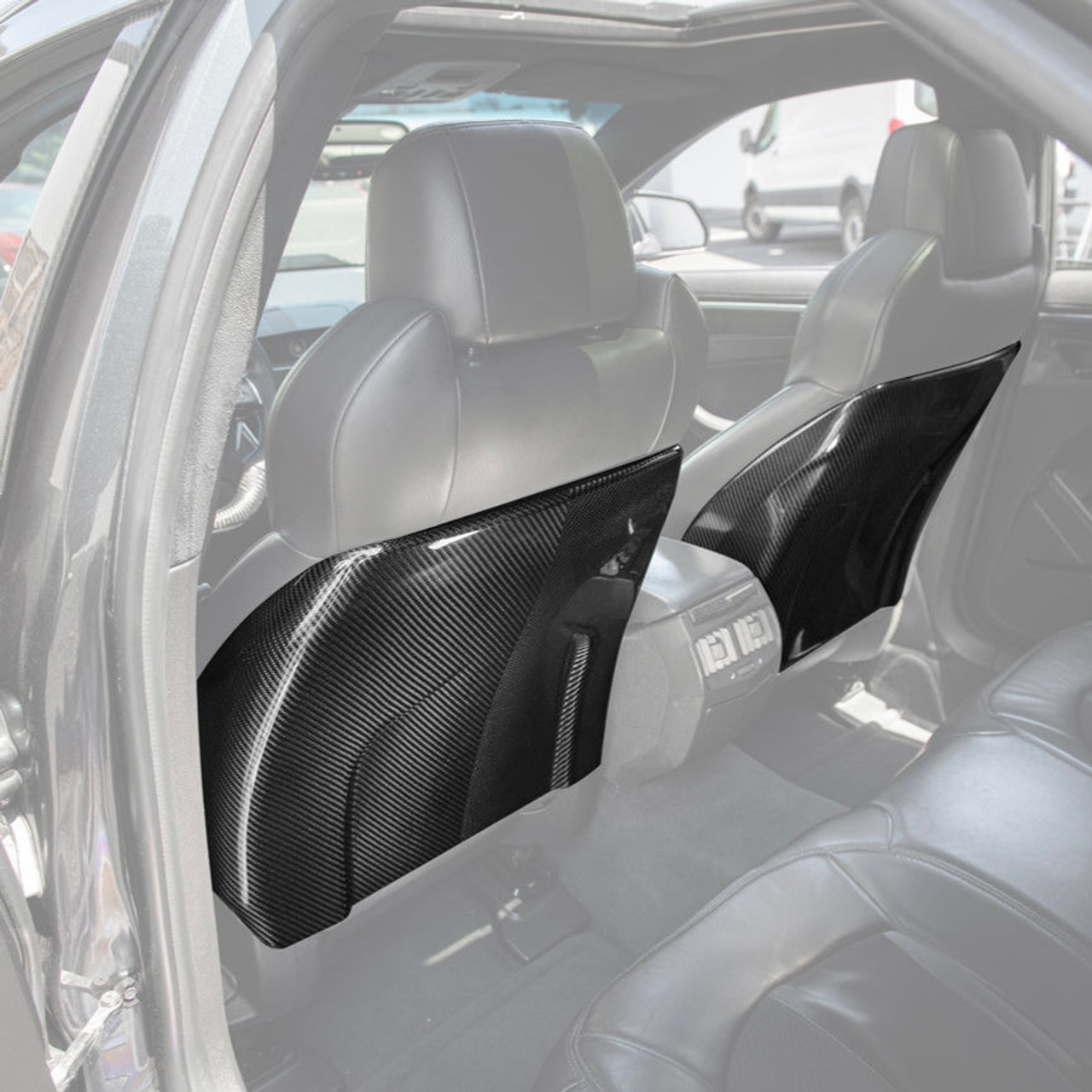 EOS Seat Back Cover Pair - Carbon Fiber - 09-15 CTS-V (VENT-960-BKCF)