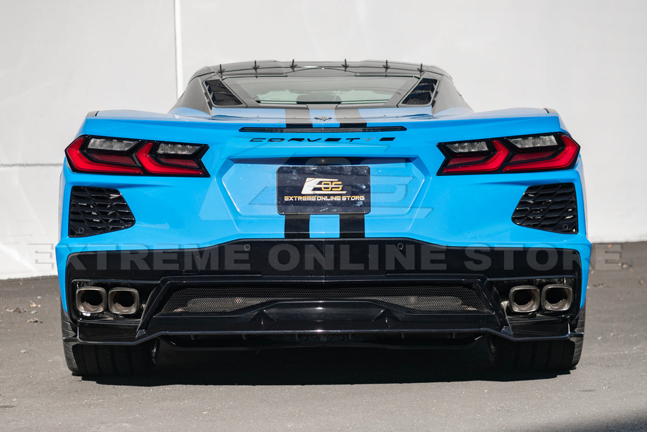 EOS Rear Diffuser Lip - Carbon Flash - C8 Corvette Stingray