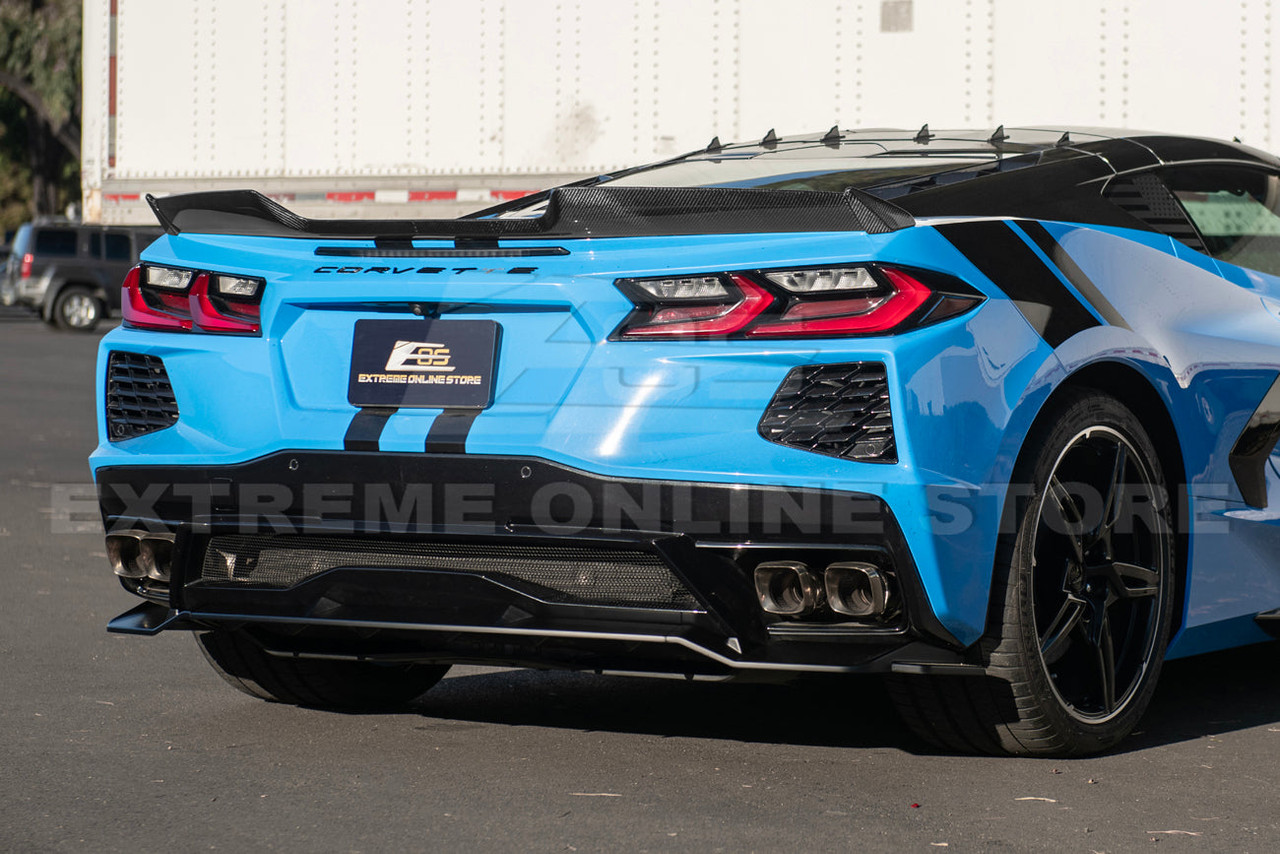 EOS Ducktail Low Rear Spoiler - Carbon Fiber - C8 Corvette