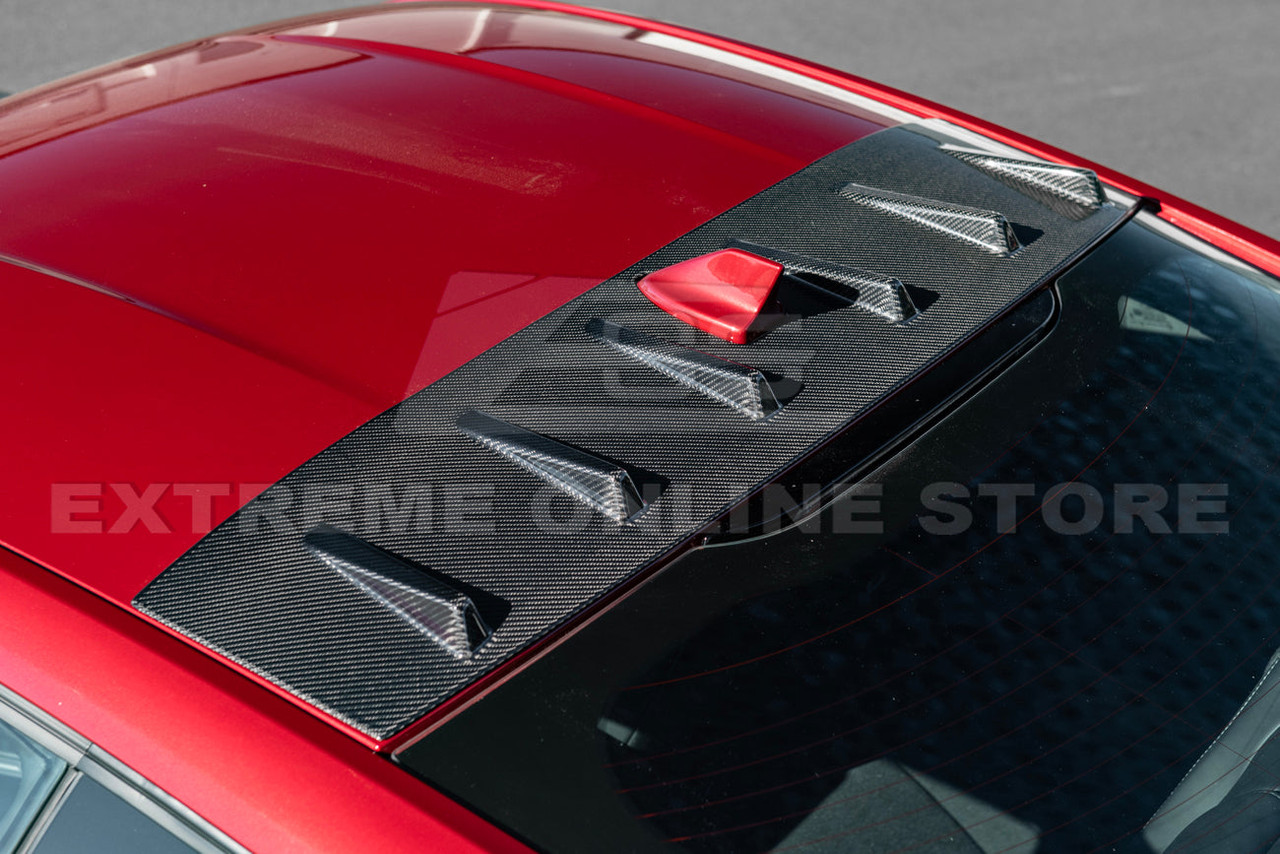EOS Rear Roof Spoiler - Carbon Fiber - 2024+ Mustang