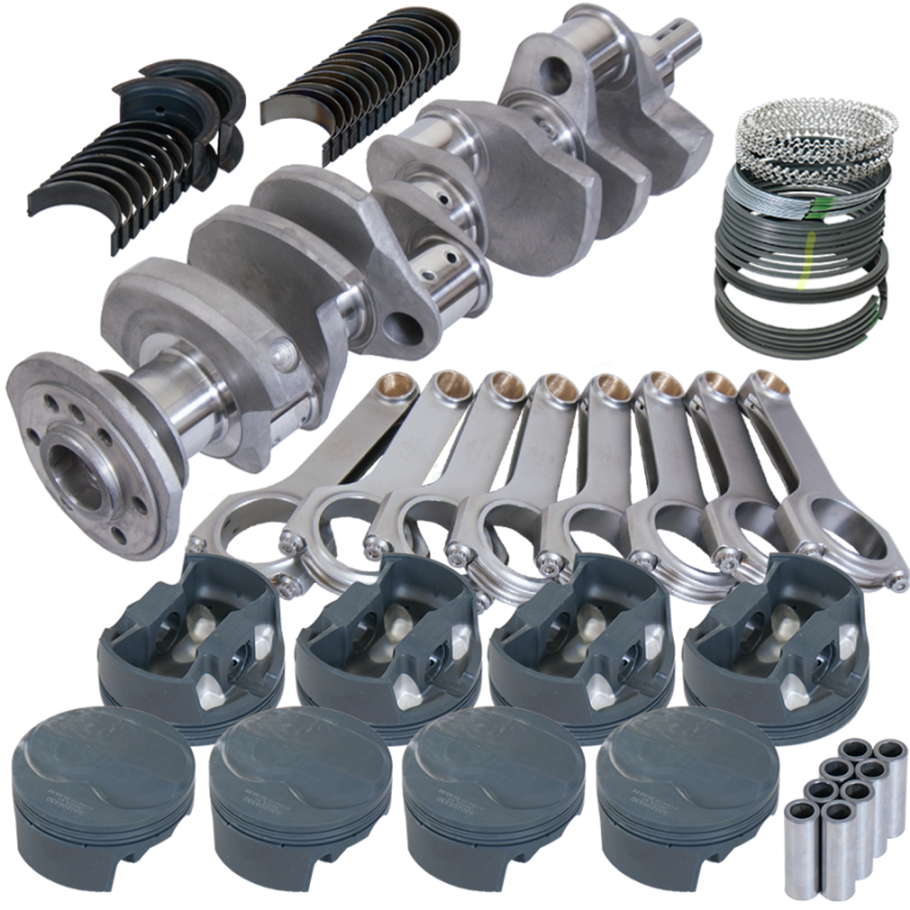 Eagle Chevy 350 3.750in Crank 6.000in H-Beam 6cc Dome 4.060in Pistons Rotating Assembly - 12012060