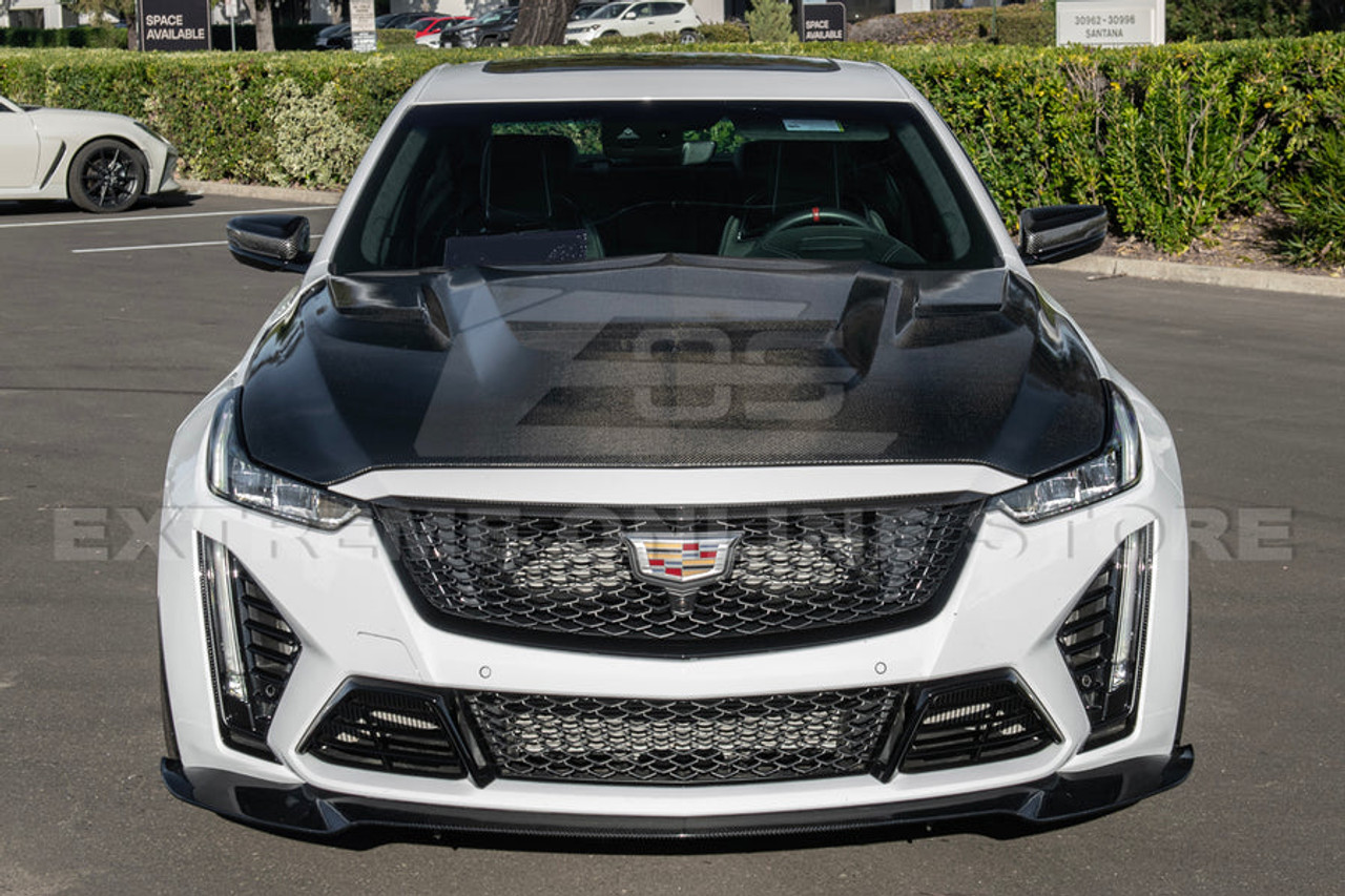 EOS Carbon Fiber Front Splitter - Cadillac CT5-V Blackwing