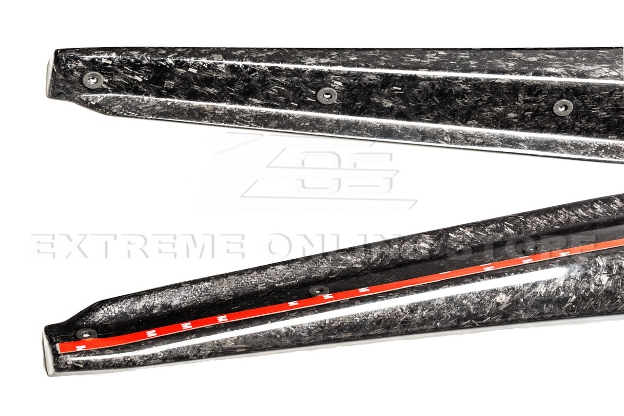 EOS Z06 Conversion Side Skirts - Forged Carbon Fiber - C7 Stingray / GS / Z06