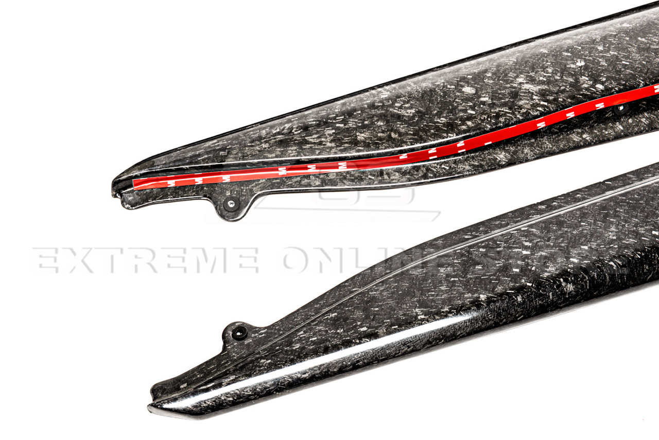 EOS Z06 Conversion Side Skirts - Forged Carbon Fiber - C7 Stingray / GS / Z06