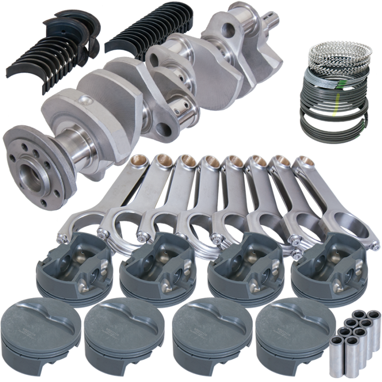 Eagle Chevy 400 350 Mains 4.000in Crank 6.000in H-Beam Stroker Rod 4.155in Pistons Rotating Assembly - 12156030